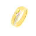 Anillo oro  18 kilates bicolor