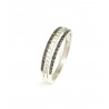 ANILLO CON DIAMANTES ORO BLANCO 18 KTS