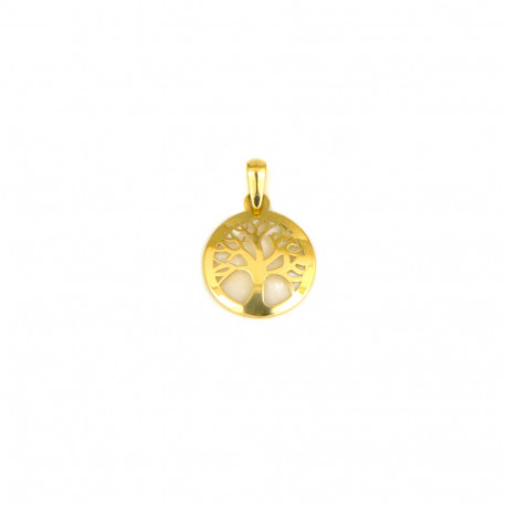 Colgante de oro 18 kts arbol de la vida