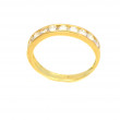 Anillo oro 18 kilates circonitas