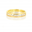 Anillo oro 18 kilates circonitas