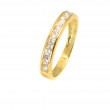 Anillo oro 18 kilates circonitas