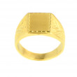 Anillo hombre oro  18 kilates sello