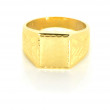 Anillo hombre oro  18 kilates sello