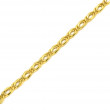 Pulsera oro 18 kts hombre italiana semi maciza