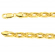 Pulsera oro 18 kts hombre italiana semi maciza