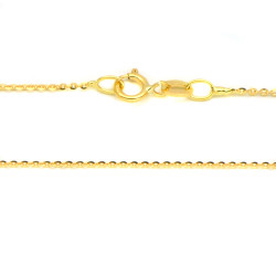 Cadena de oro maciza