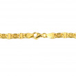 Pulsera oro 18 kts con placa mujer