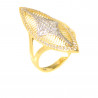 Anillo oro 18 kilates bicolor