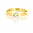 Anillo oro 18 kilates circonita