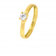 Anillo oro 18 kilates circonita