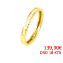 Anillo oro 18 kilates circonitas