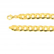 Pulsera oro 18 kts hombre barbada