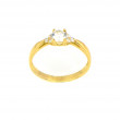 Anillo oro 18 kilates circonitas