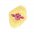 Anillo oro 18 kilates circonitas