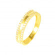 Anillo oro 18 kilates circonitas