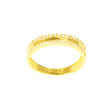 Anillo oro 18 kilates circonitas