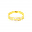 Anillo oro 18 kilates circonitas