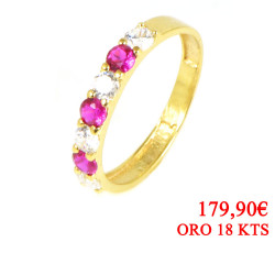 Anillo oro 18 kilates