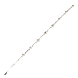 Pulsera de plata de estrellas y circonitas