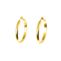 Pendientes aros de oro de 18 klt