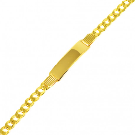 Pulsera nomeolvides oro 18 kts hombre