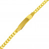 Pulsera nomeolvides oro 18 kts hombre