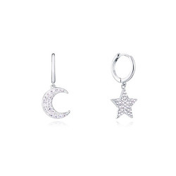 Pendientes de plata Viceroy luna y estrella