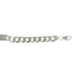 Pulsera de oro para bebé con placa
