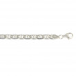 Pulsera de plata con placa