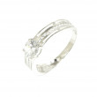 Anillo oro blanco 18 kilates circonitas