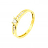 Anillo oro 18 kilates y diamantes