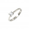 Anillo oro blanco 18 kilates circonitas