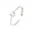 Anillo oro blanco 18 kilates circonitas