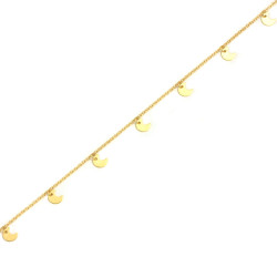 Pulsera oro 18 kts mujer lunas