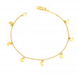 Pulsera oro 18 kts mujer lunas