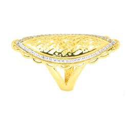 Anillo oro 18 kilates lanzadera